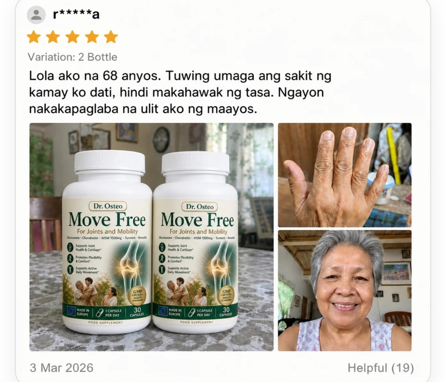 Dr. Osteo product information